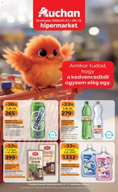 Auchan - Kéthetes Hipermarket ajánlataink megtekintése, amely érvényes 2025.07.31.-től