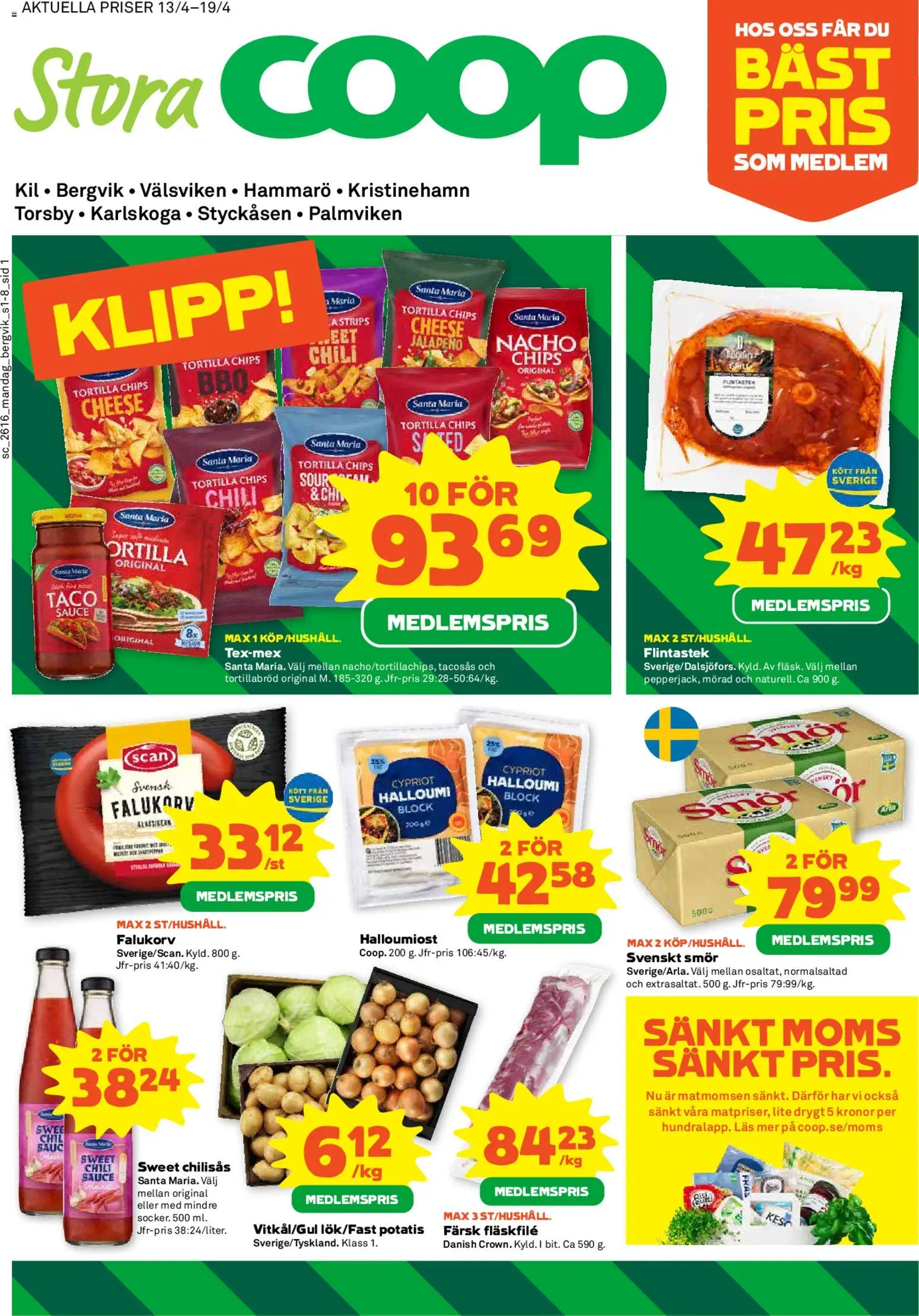 Förhandsgranska reklamblad Stora Coop erbjudanden från butik Stora Coop gäller från 13/04/2026