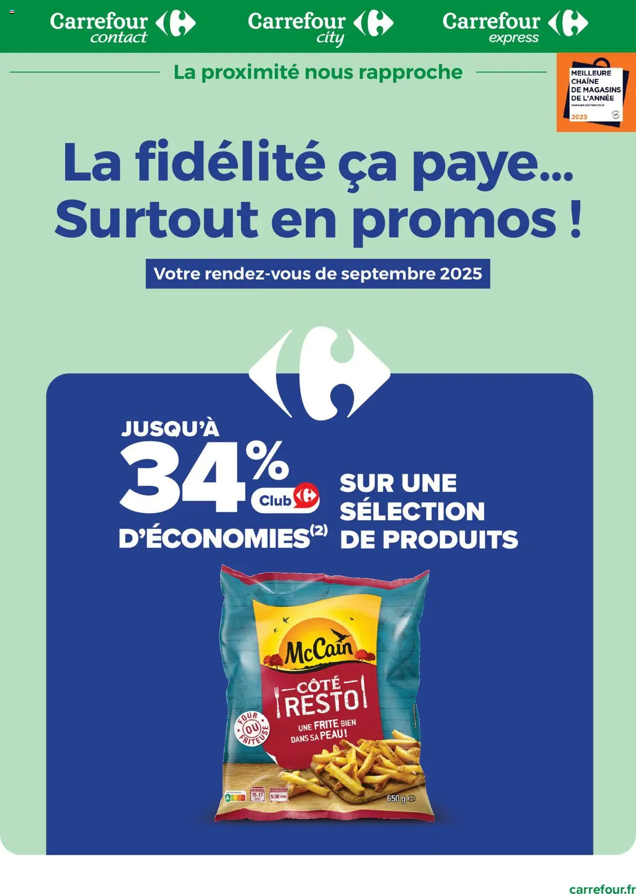 Catalogue de la boutique Carrefour contact valable du 01/09/2025 - Page numéro 1