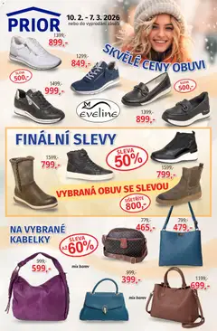 Náhled nabídky: Prior Akční Nabídka Obuvi platný od 10.02.2026