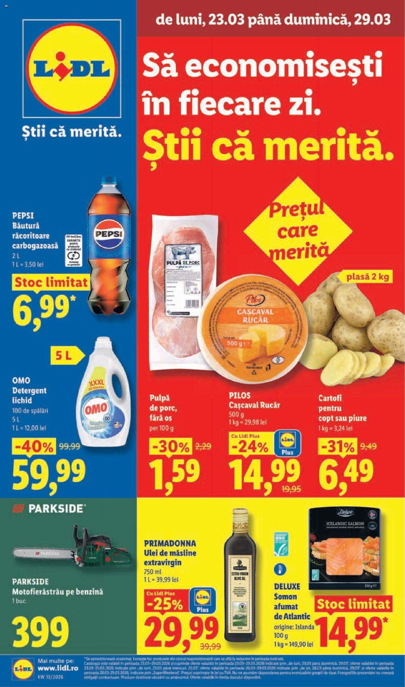 Noul catalog Lidl din 23.03.