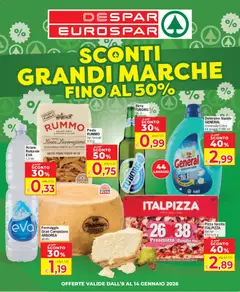 Anteprima dell'opuscolo Attuale volantino dal negozio Eurospar valido da 08/01/2026