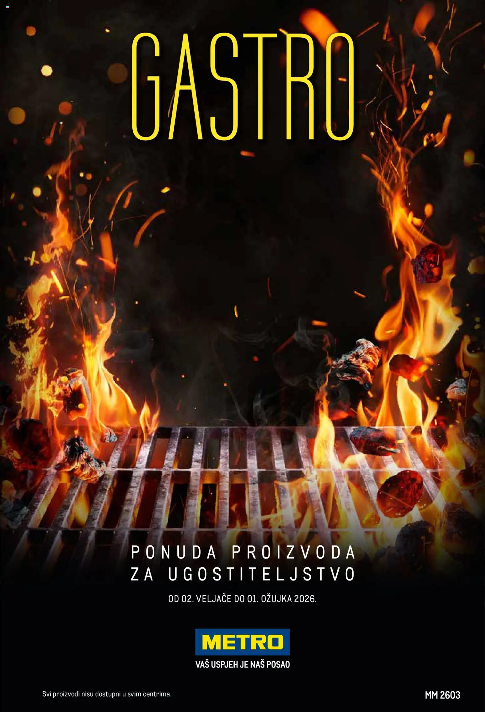 Pregled letka Gastro trgovine Metro vrijedi od 02.02.2026