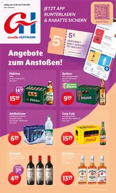 Vorschau von dem Prospekt des Geschäftes Getränke Hoffmann, gültig ab dem 22.09.2025