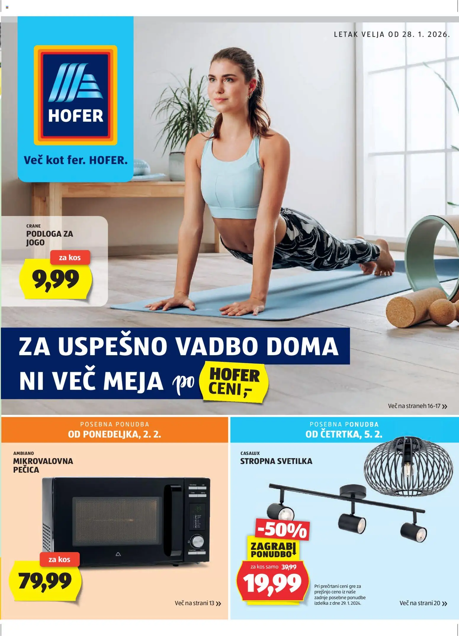 Pregled letka Katalog trgovine Hofer SI vrijedi od 28.01.2026