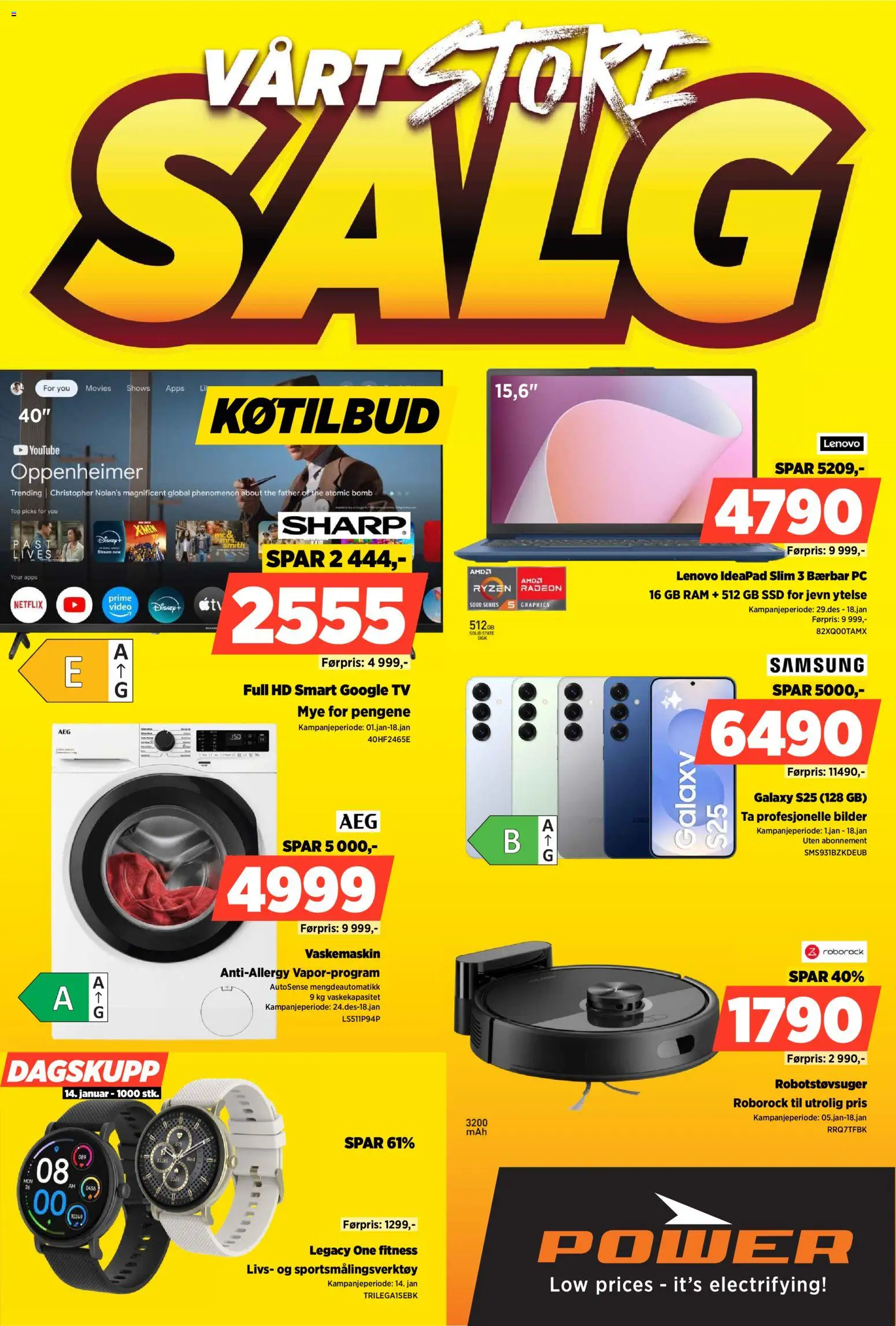 Forhåndsvis Kundeavis fra butikk Power gyldig fra 12/01/2026