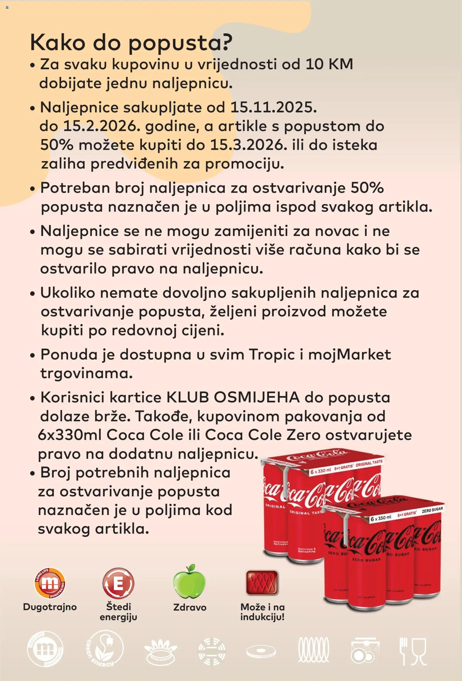 Pregled letka Tropic i Metalac trgovine Tropic vrijedi od 2025.11.15