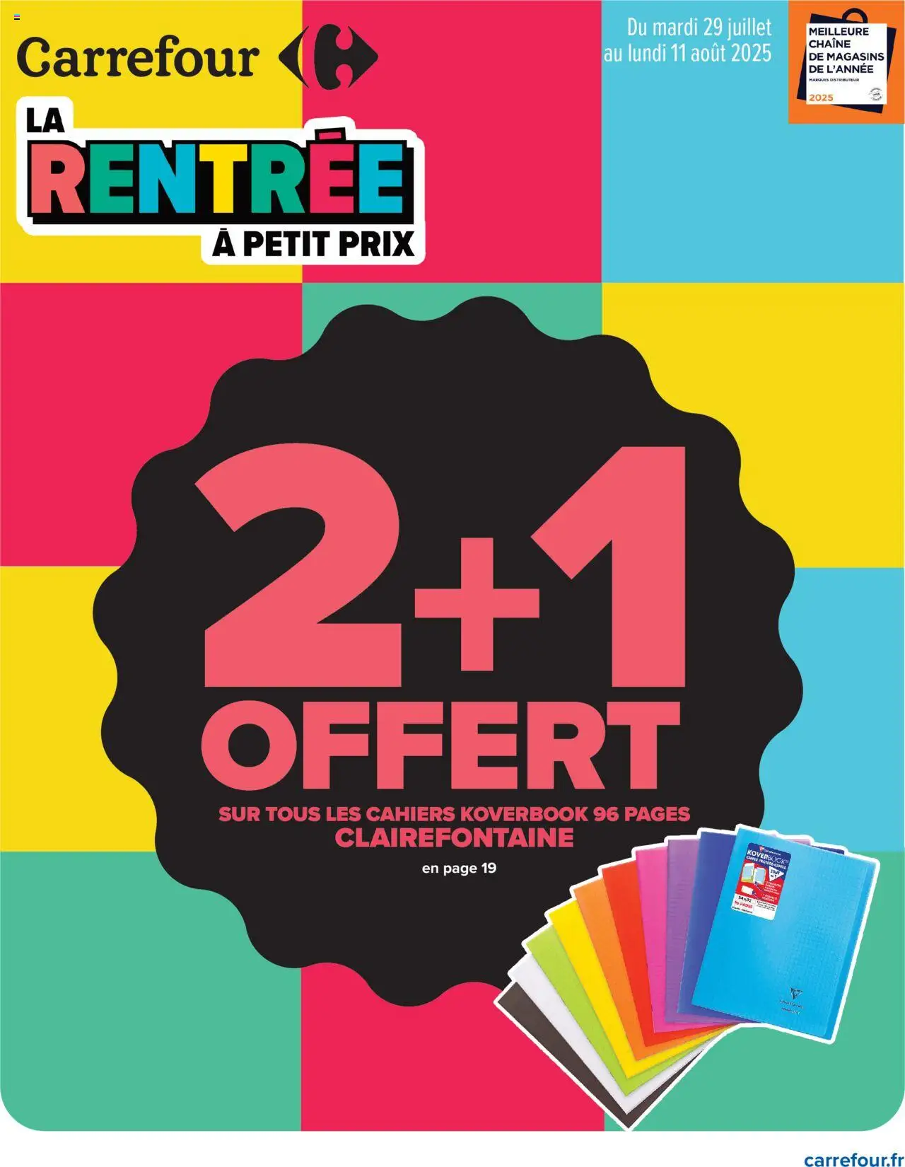 Catalogue la rentrée à petit prix de la boutique Carrefour valable du 29/07/2025 - Page numéro 1