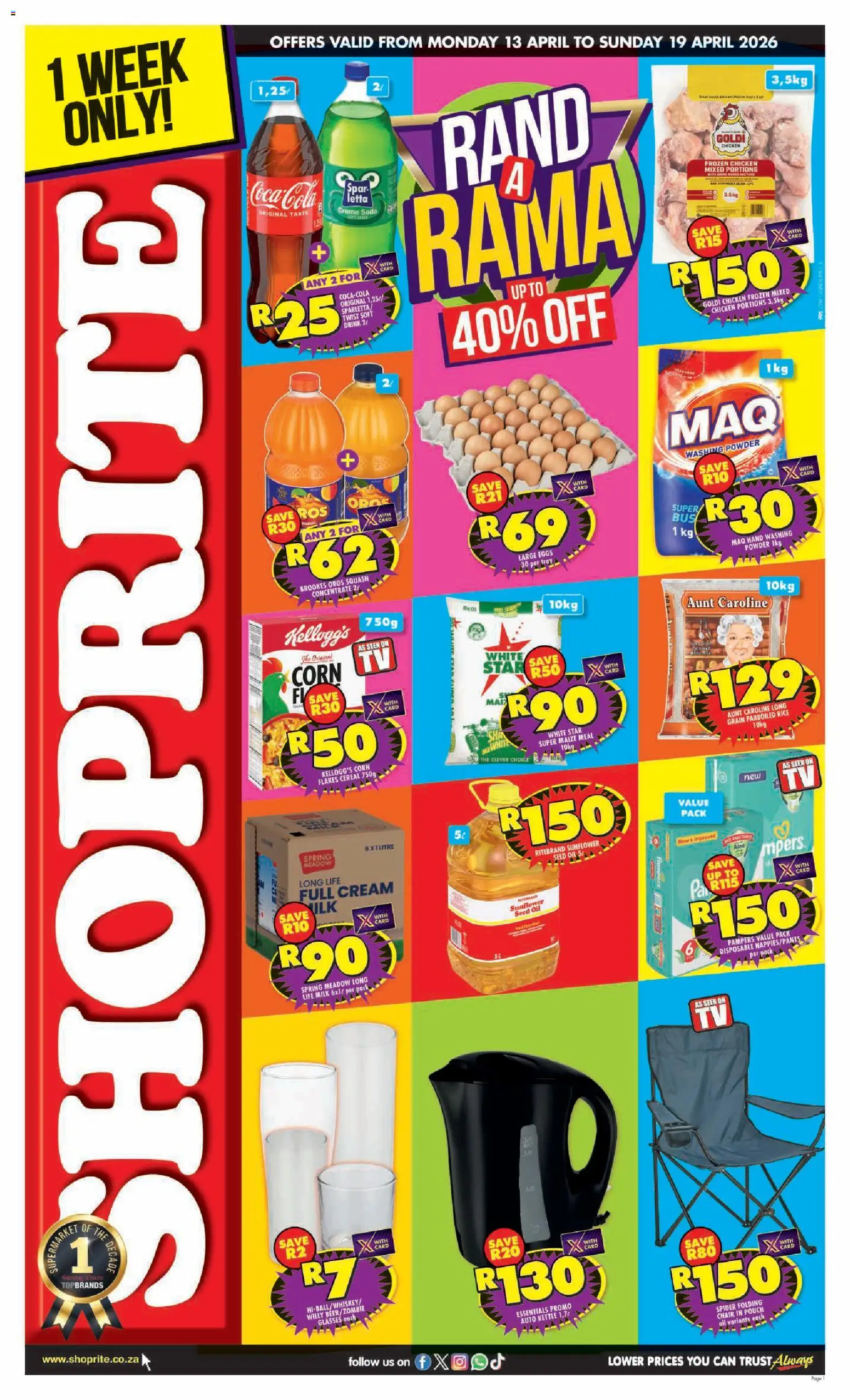 Preview of Shoprite flyer valid from 13/04/2026