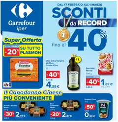 Anteprima dell'opuscolo Attuale volantino dal negozio Carrefour valido da 17/02/2026