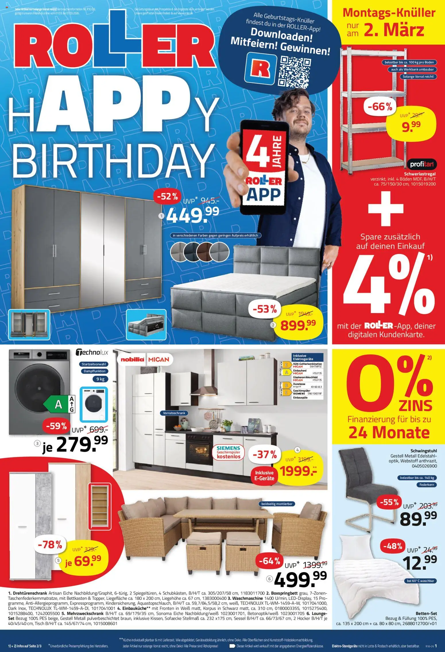 Vorschau von dem Prospekt des Geschäftes Roller, gültig ab dem 01.03.2026