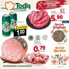 Anteprima dell'opuscolo Volantino Macelleria dal negozio Todis valido da 07/08/2025