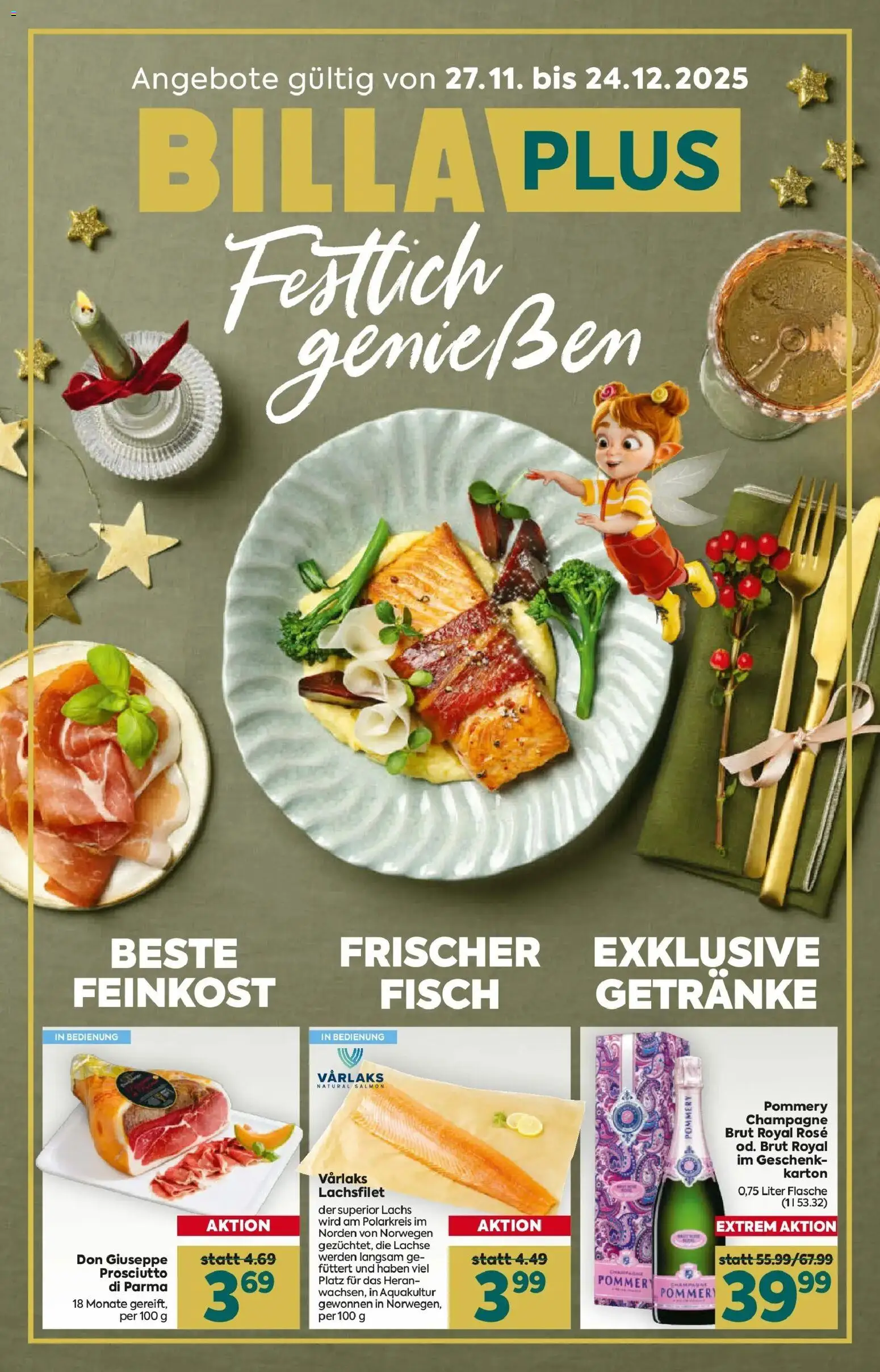 Vorschau der Angebote: Billa Plus Festlich genießen gültig ab 27.11.2025