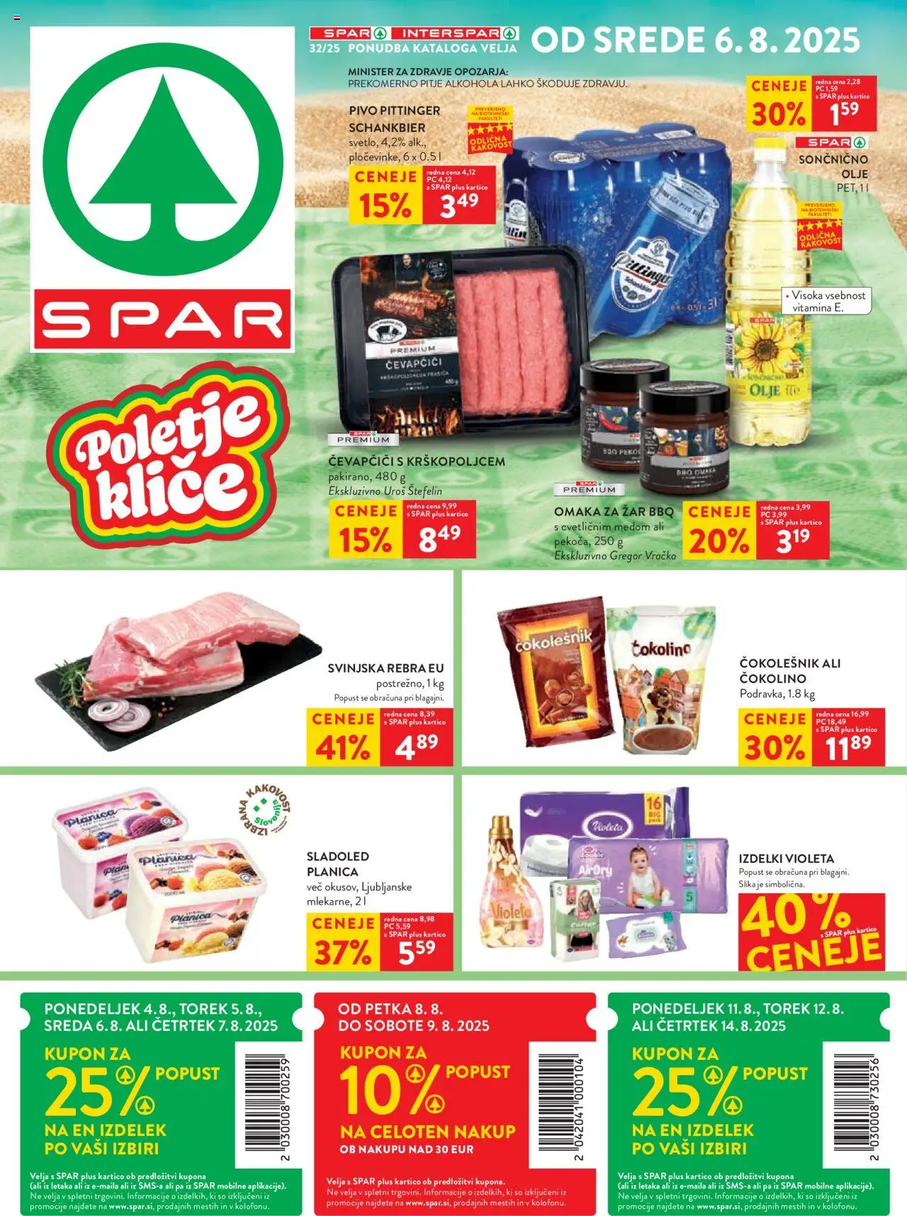 Spar Katalog 32/25 od 06.08.2025 > Aktualna ponudba - stran 1