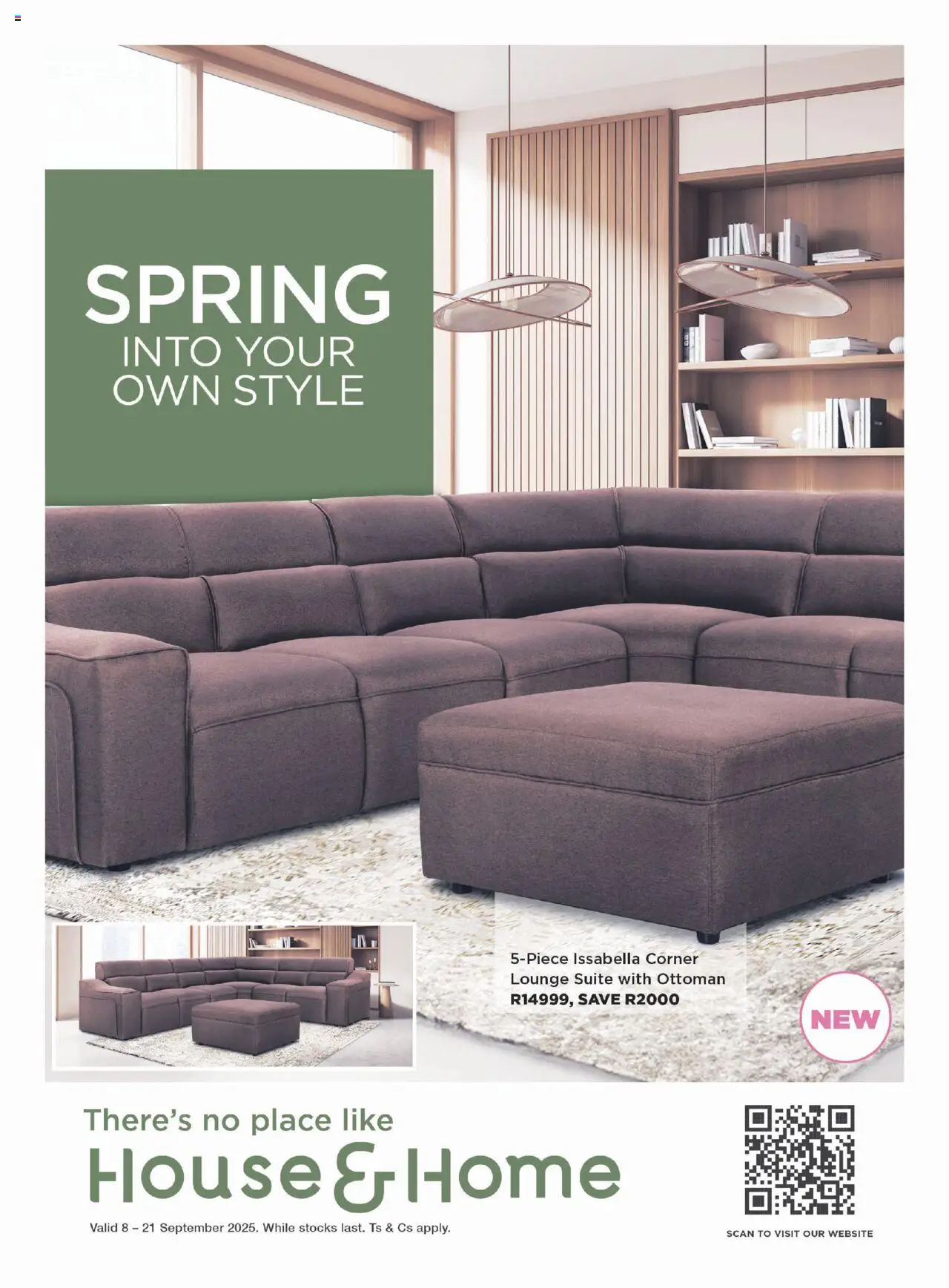 House and Home Specials from 08/09 - 21/09/2025 > Promotions