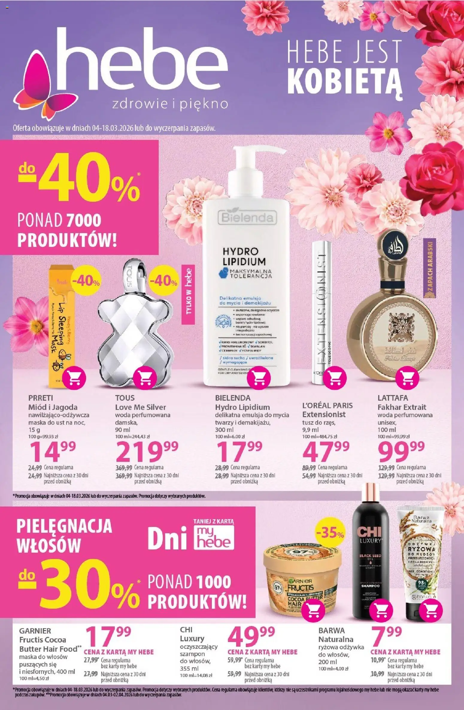 Pogląd gazetki "Hebe gazetka" ze sklepu Hebe ważnej od 04.03.2026