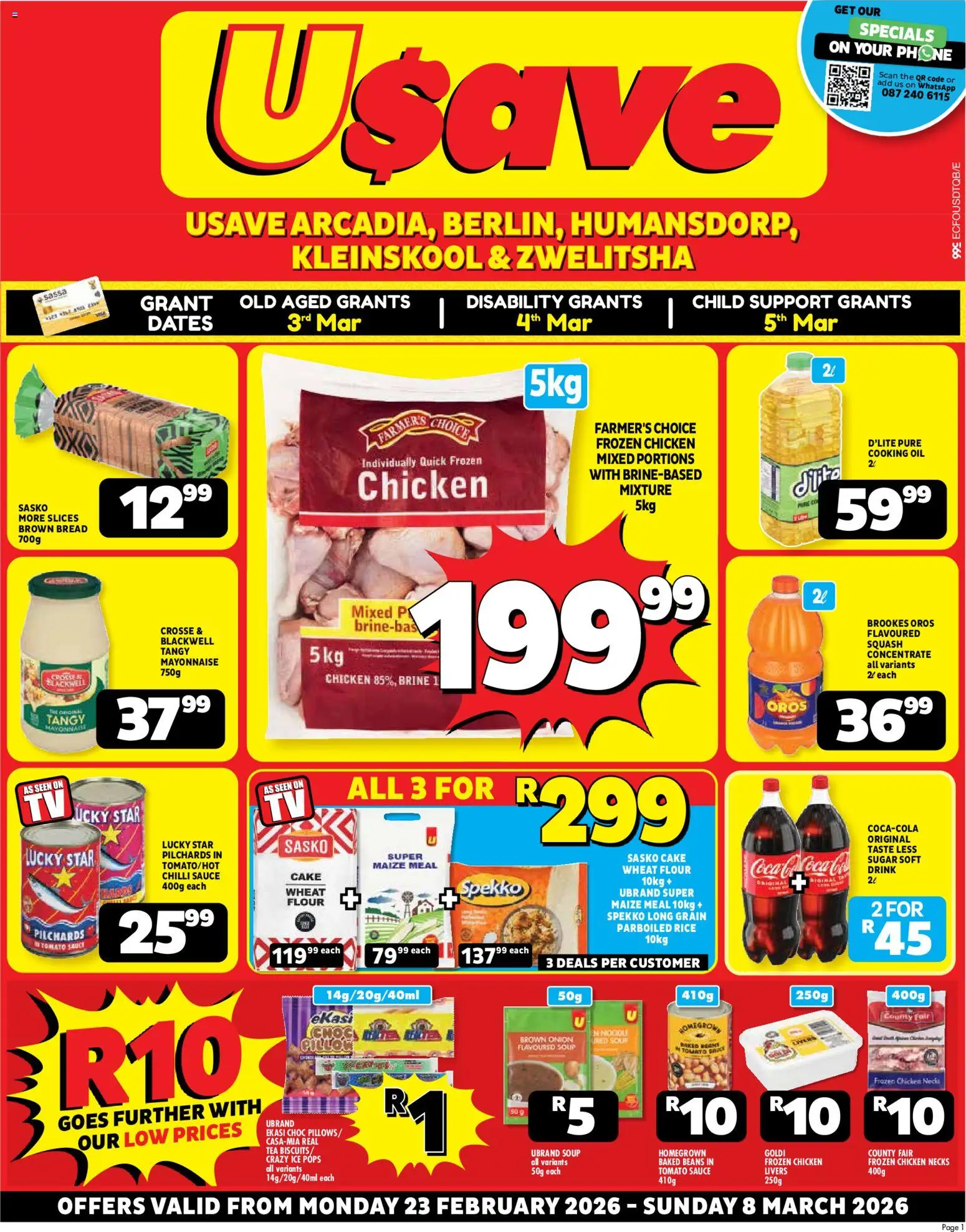 Preview of Usave flyer valid from 23/02/2026