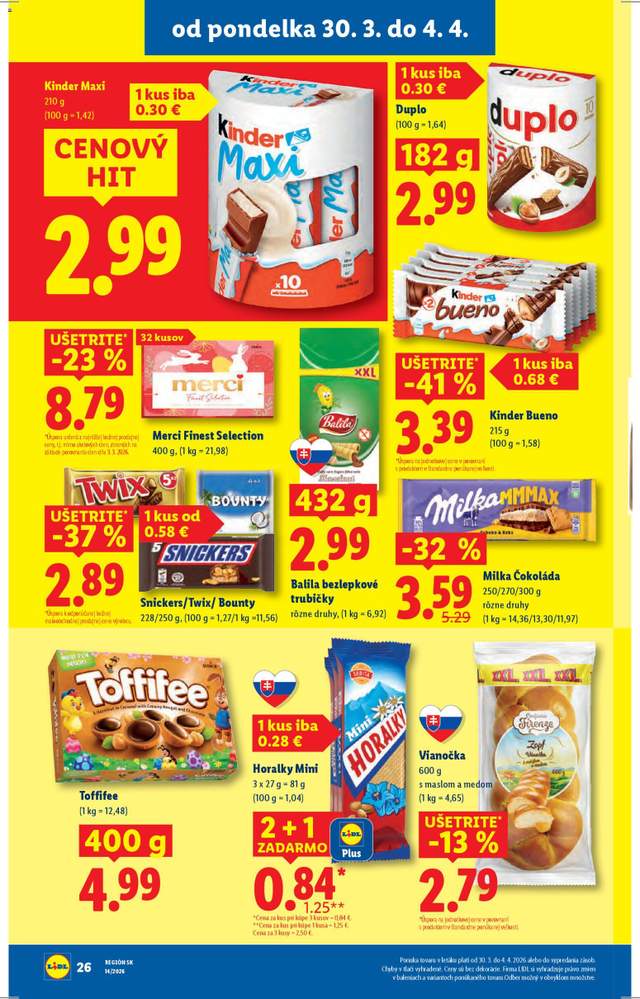 Nový Lidl leták od 30.03.