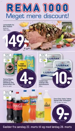 Eksempel på tilbudsavis Rema 1000 - Tilbudsavis uge 13 fra butik Rema 1000 gyldig fra 22/03/2026