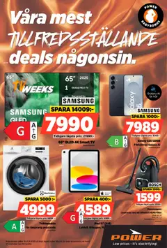 Förhandsgranska reklamblad Aktuella reklamblad Power från butik Power gäller från 15/09/2025