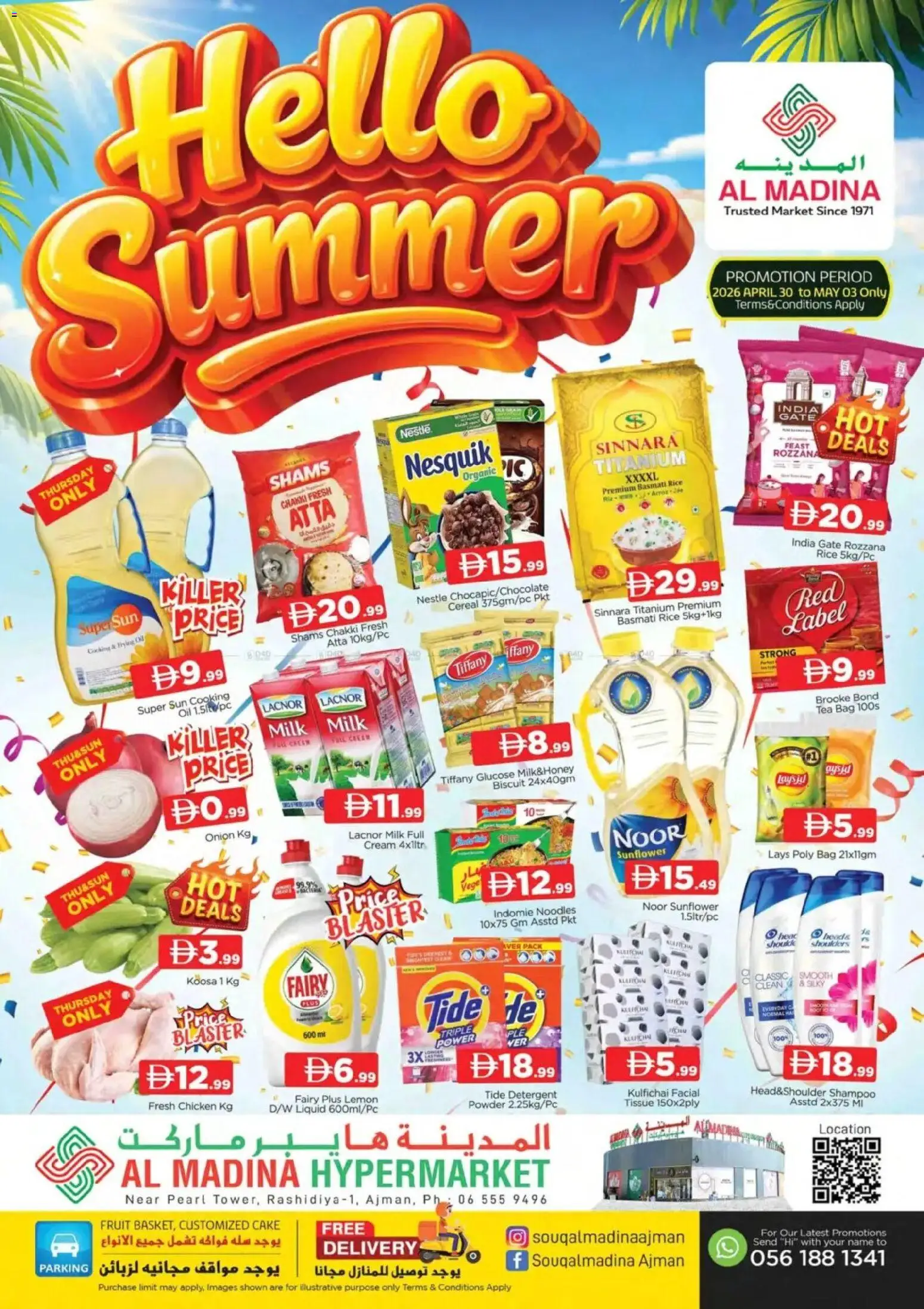 Preview of the catalogue Al Madina Hello Summer - Rashidiya, Ajman of store Al Madina valid from 30 Apr, 2026