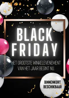 Voorbeeld van Black Friday - aankondiging van winkel Paprika geldig vanaf 06/11/2025