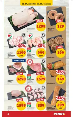 PENNY - Akciós újság PENNY megtekintése, amely érvényes 2025.11.27.-től | Oldal: 3