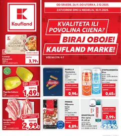 Pregled letka Karlovac trgovine Kaufland vrijedi od 26.11.2025